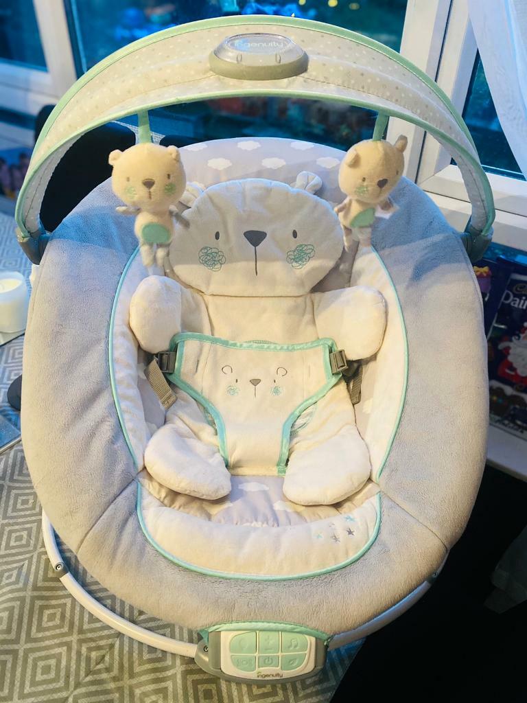 ingenuity inlighten bouncer twinkle twinkle teddy bear